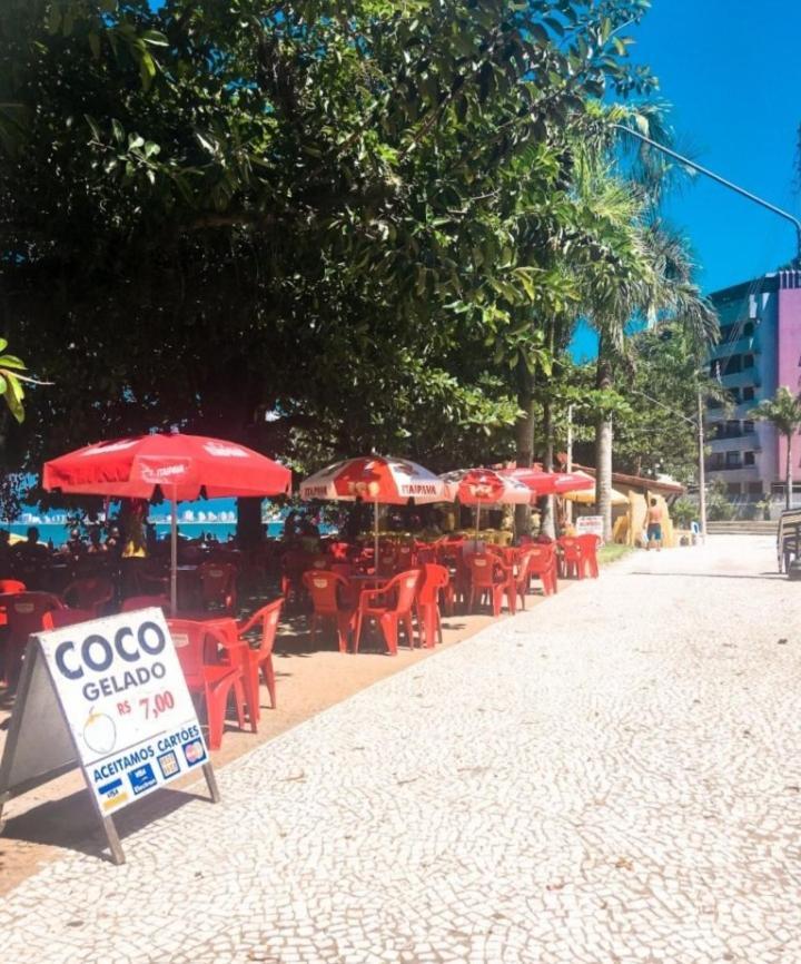 Apartamento Dona Frida Prainha Com Wifi Pe Na Areia Caraguatatuba Kültér fotó