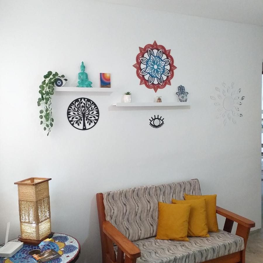 Apartamento Dona Frida Prainha Com Wifi Pe Na Areia Caraguatatuba Kültér fotó