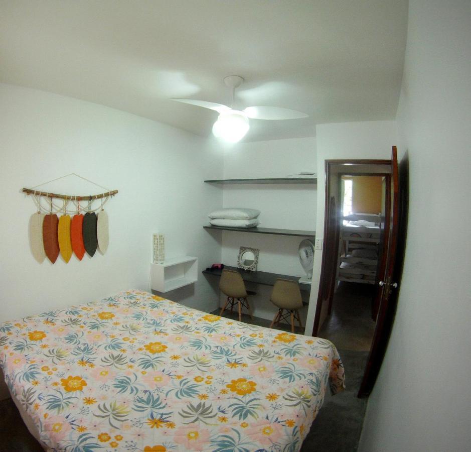 Apartamento Dona Frida Prainha Com Wifi Pe Na Areia Caraguatatuba Kültér fotó