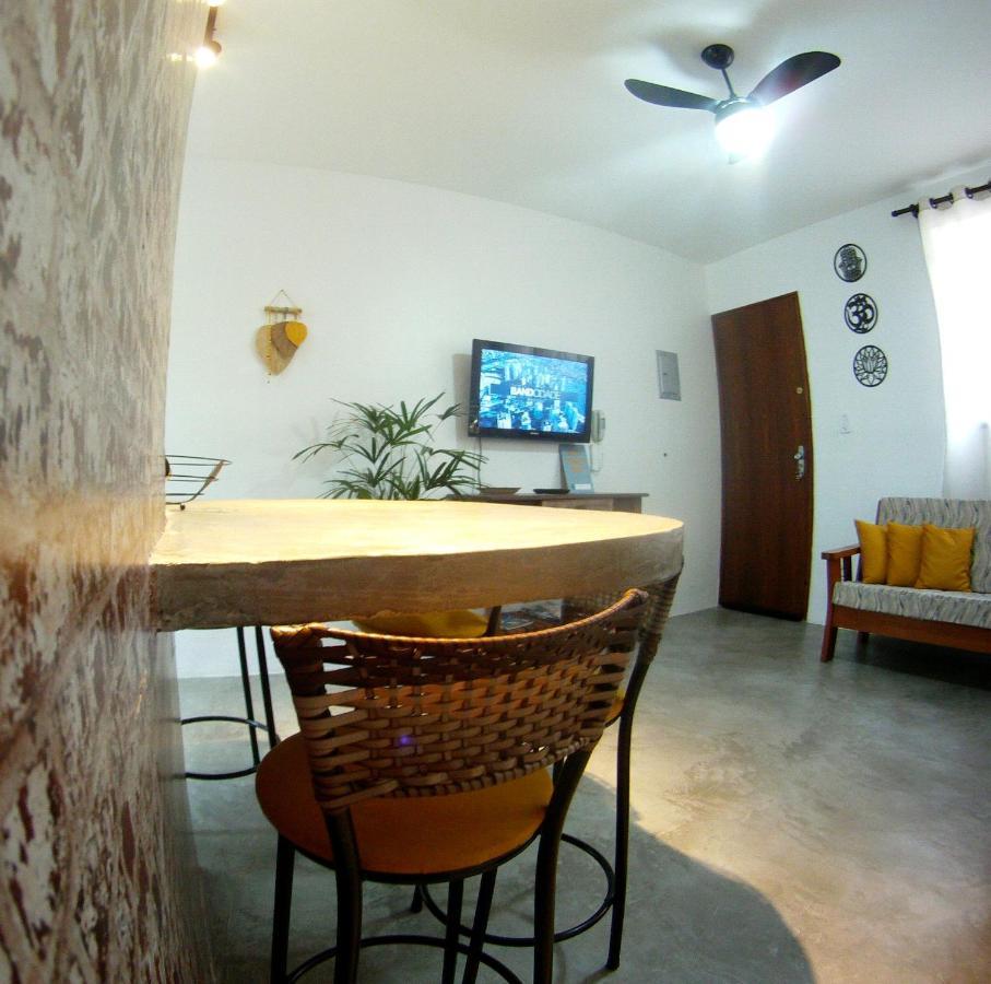 Apartamento Dona Frida Prainha Com Wifi Pe Na Areia Caraguatatuba Kültér fotó